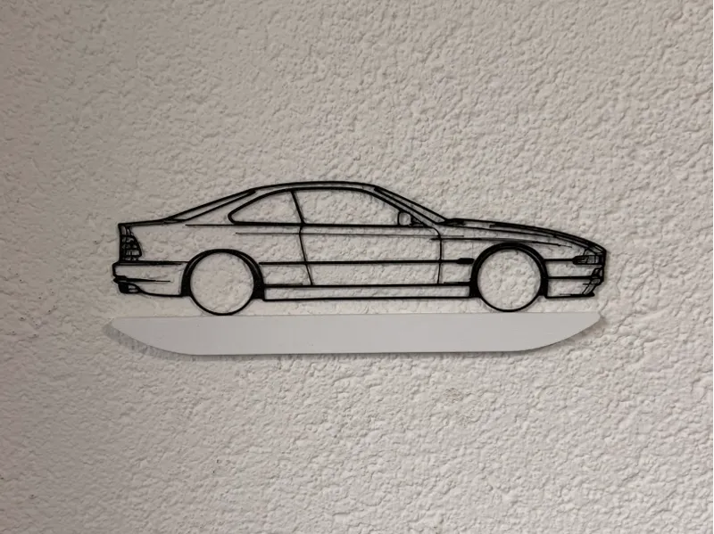 BMW 850 CSI wallart