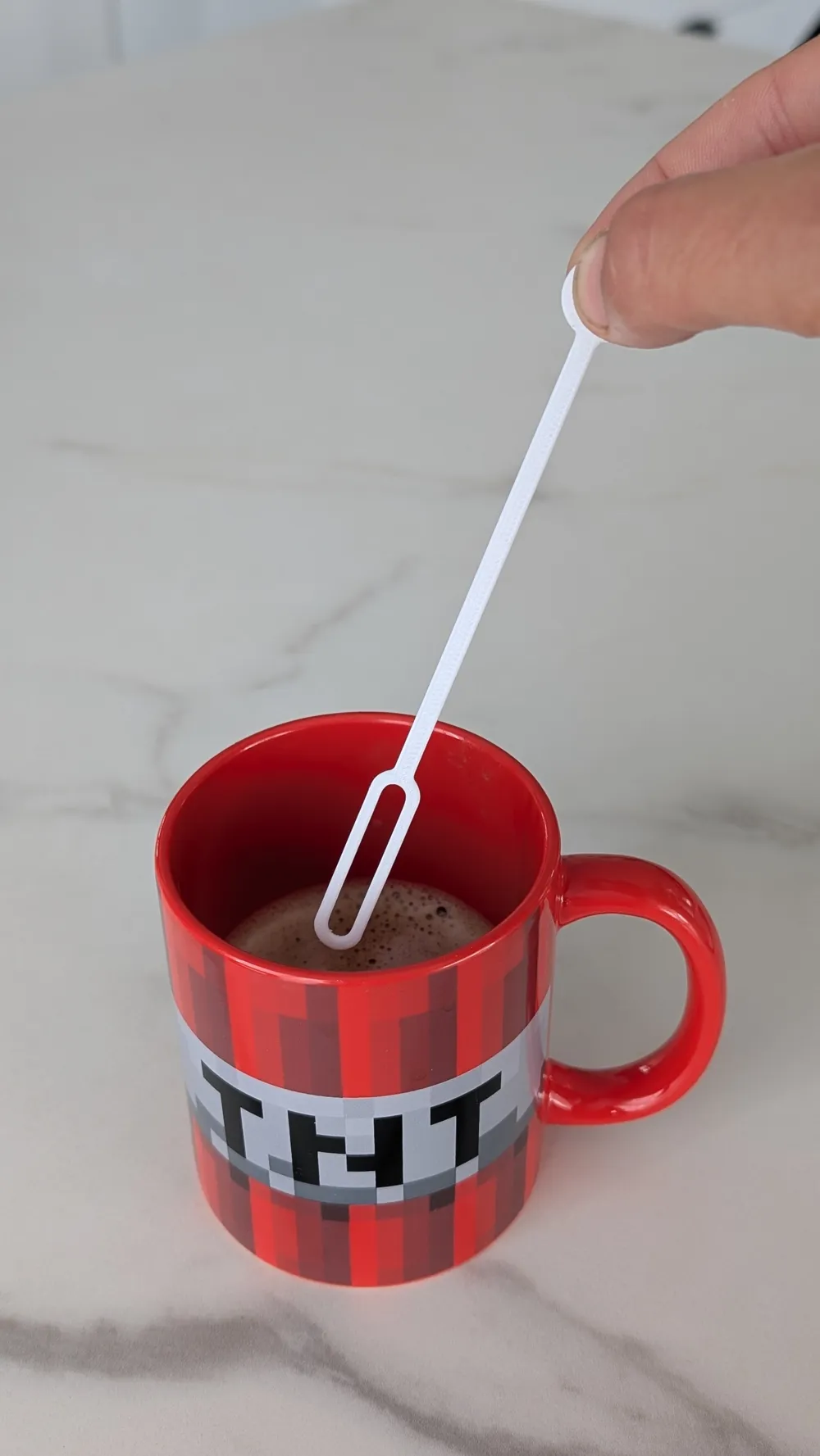 Cucchiaino da caffè inciso in acciaio inossidabile con gelato