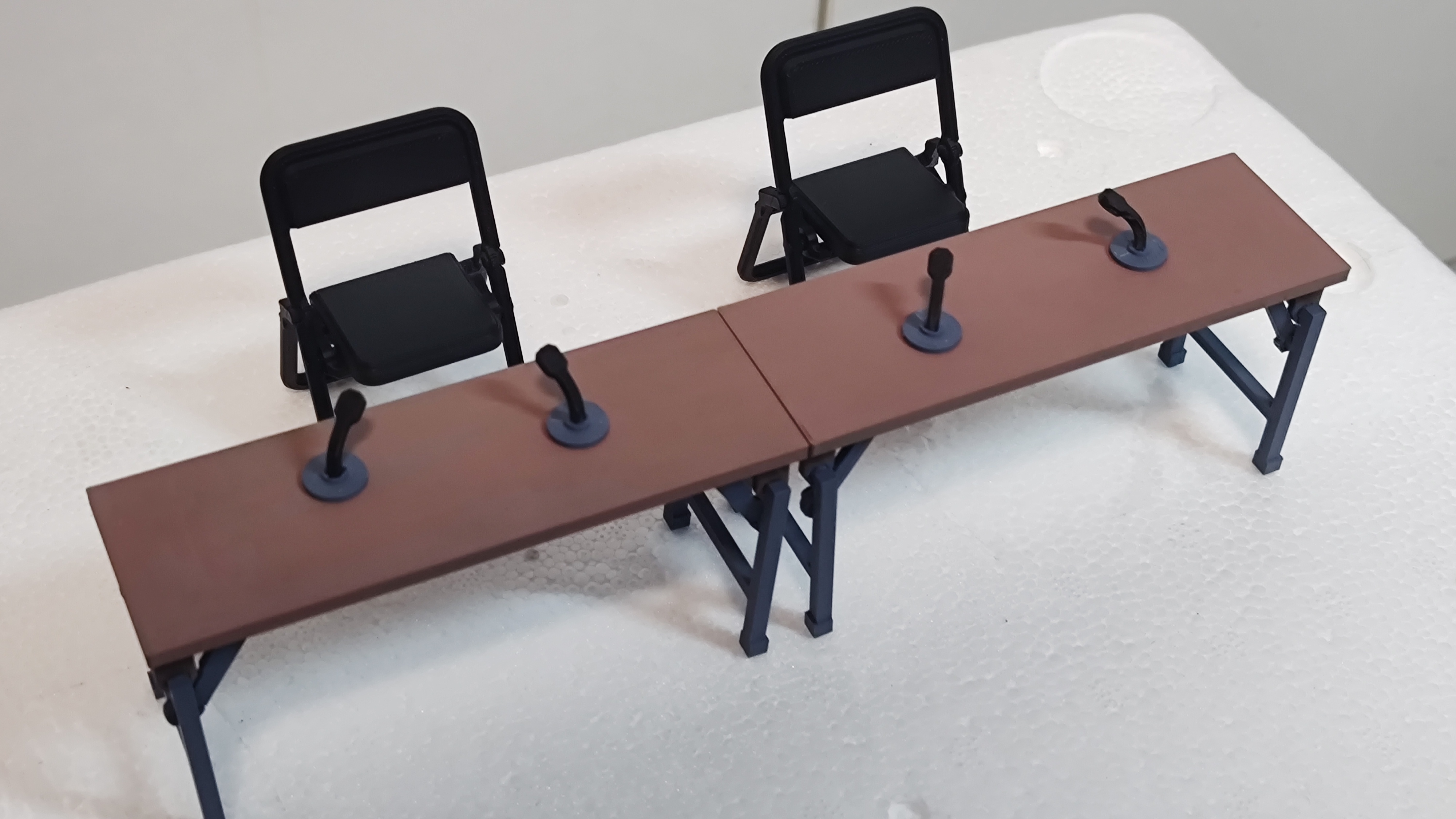 Miniatura 4 do modelo 3D 1/6/12私密马赛新闻发布会折叠桌椅