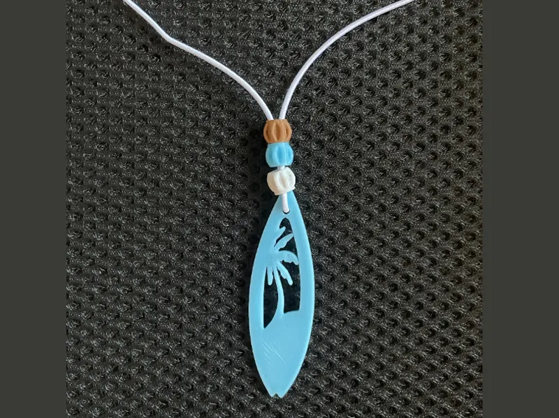 surfboard pendant (10 min print)