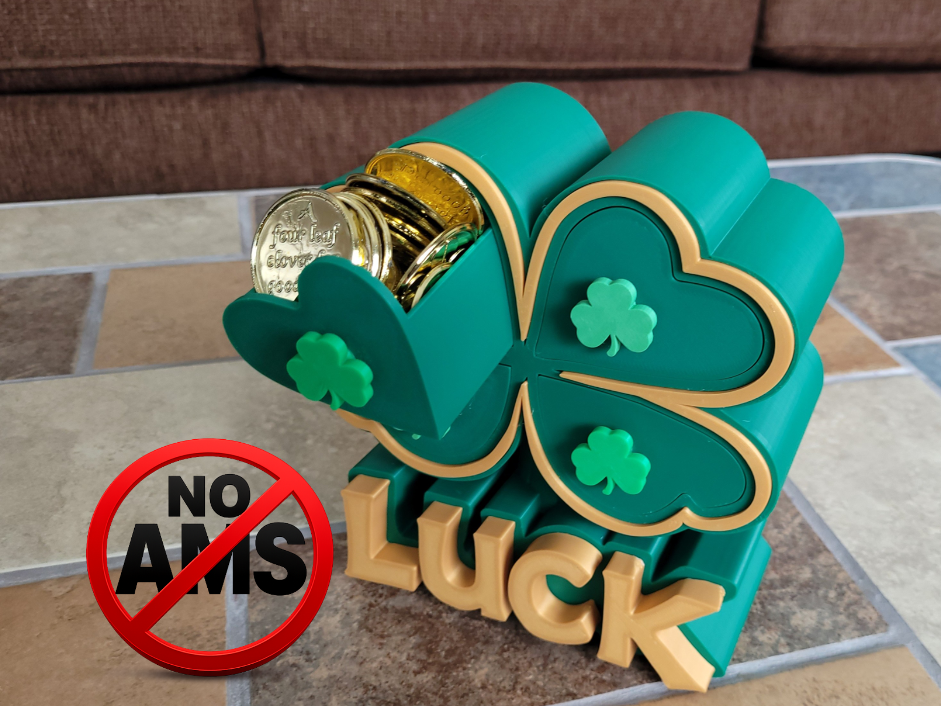 Wonky Lucky Clover – 4 Drawer St. Patrick’s Box