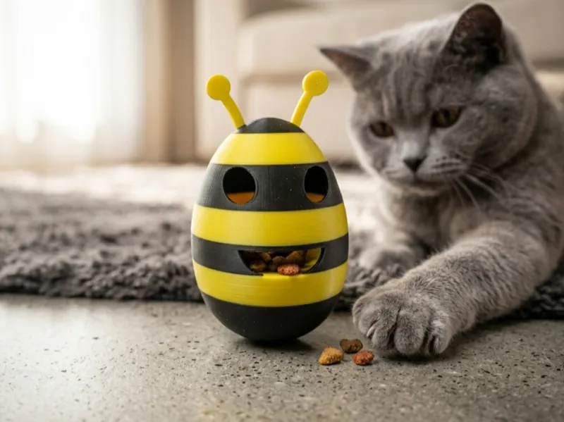 Bee Treat Dispenser (Culbuto Cat Toy)