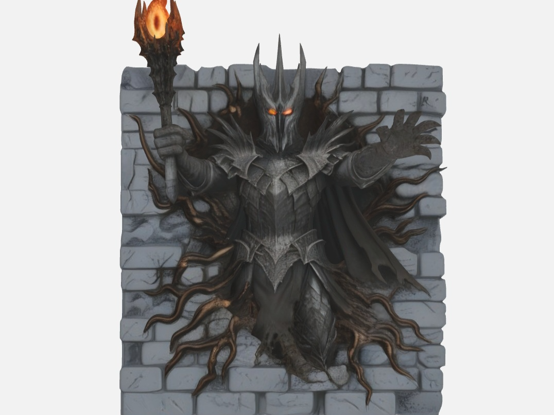 Sauron - 3d plaque