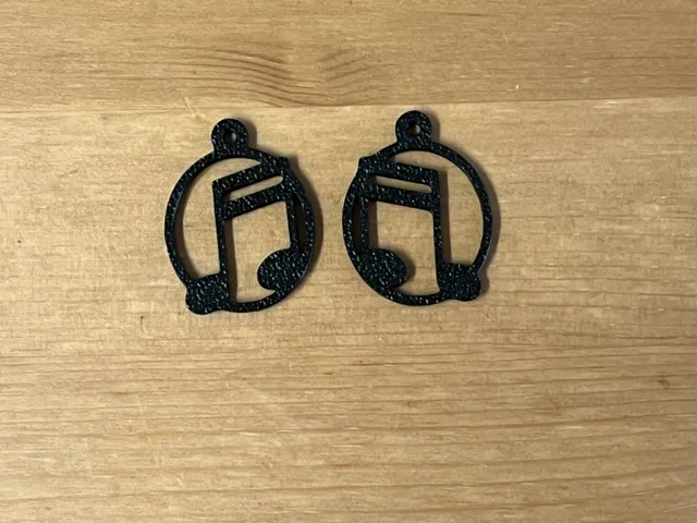 music earrings