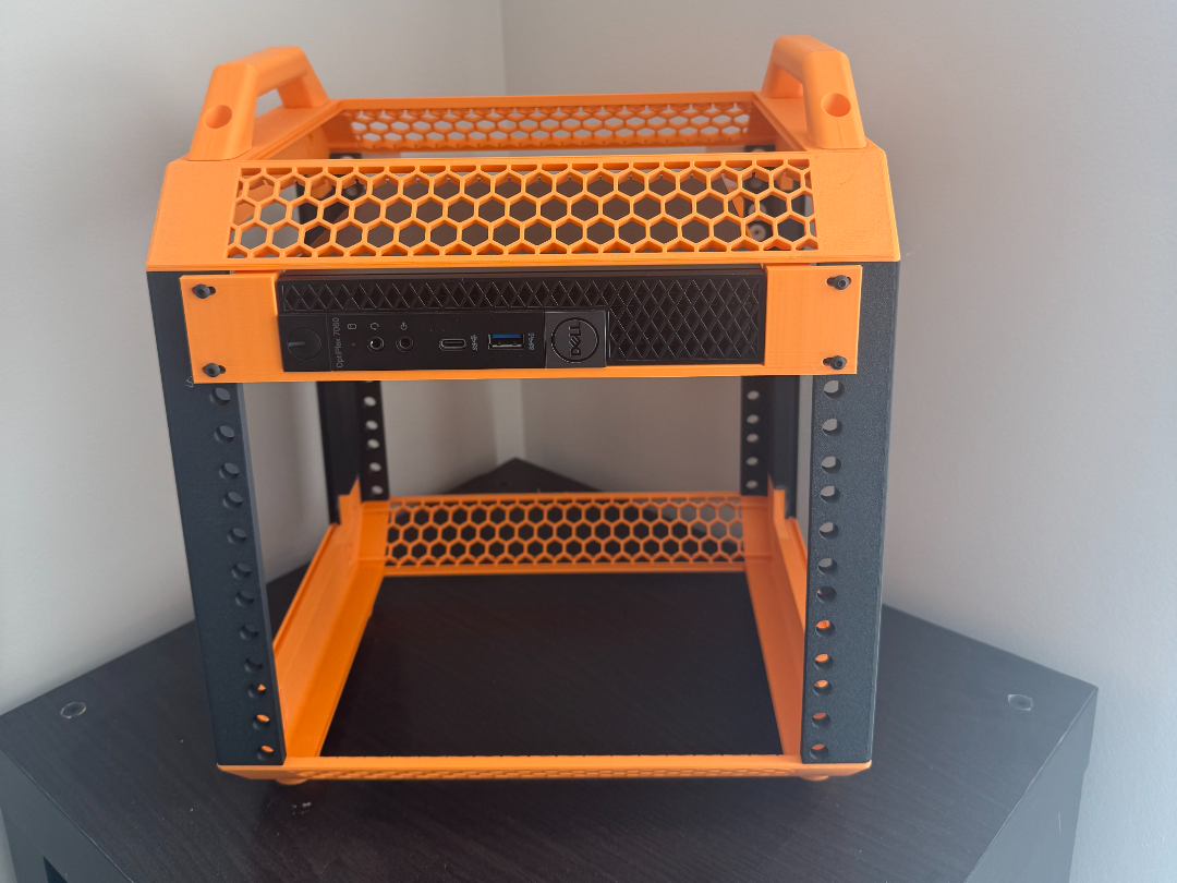 10in Rackmount Dell optiplex MFF shelf