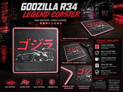 Godzilla R34 Legend Coaster
