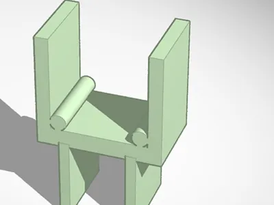 Adapter for AMS/2 pro holds up large filament 