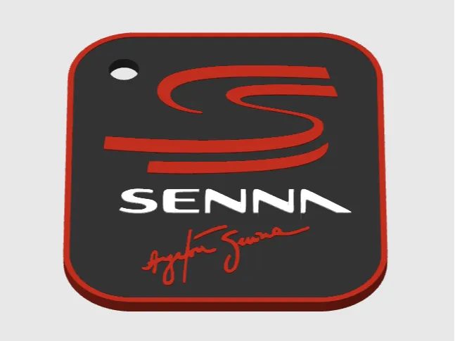 Ayrton Senna's Keychain - Chaveiro Ayrton Senna 