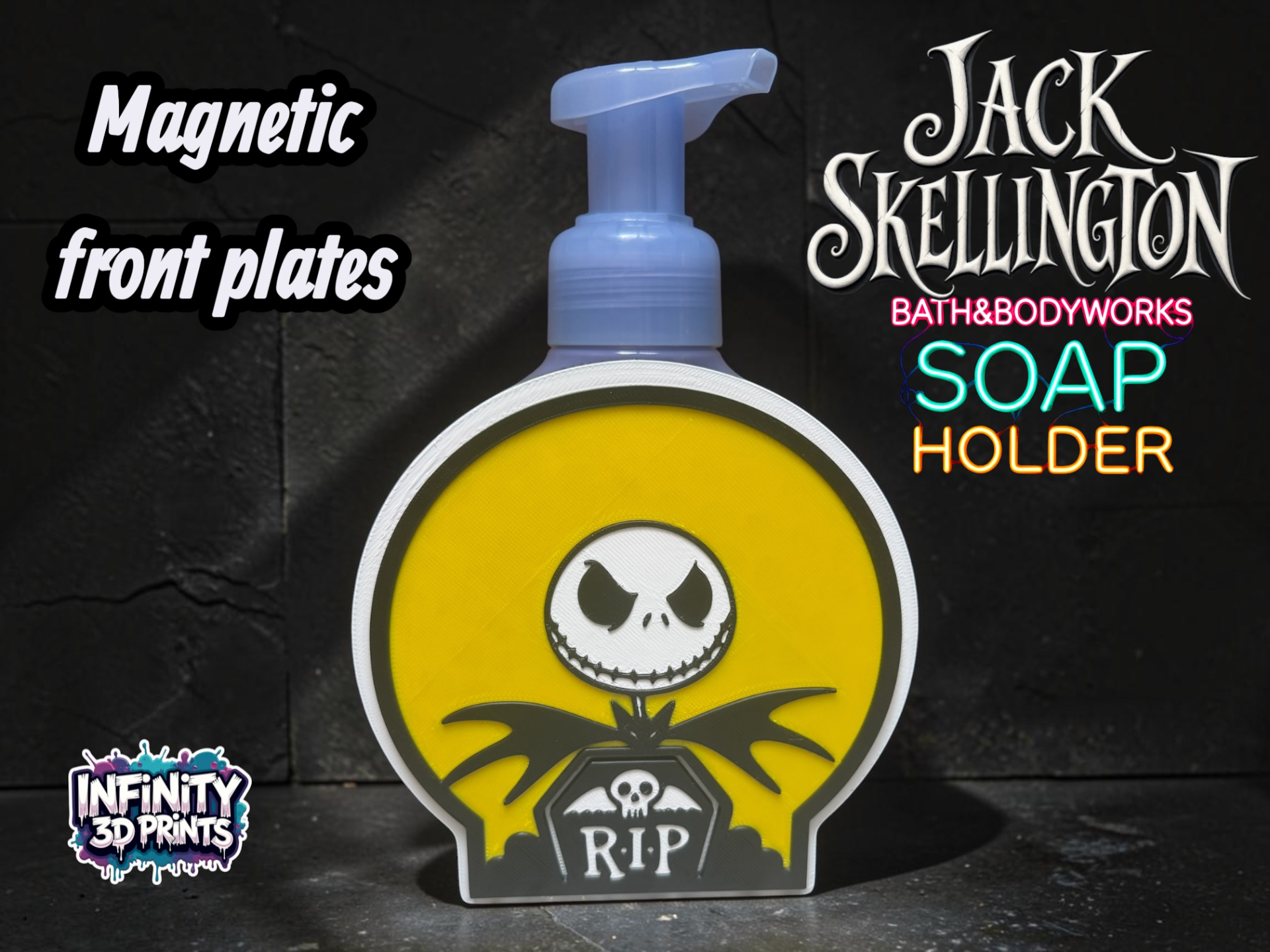 JACK AND OOGIE-MAG PLATES-BBW FOAMING SOAP HOLDER - 1