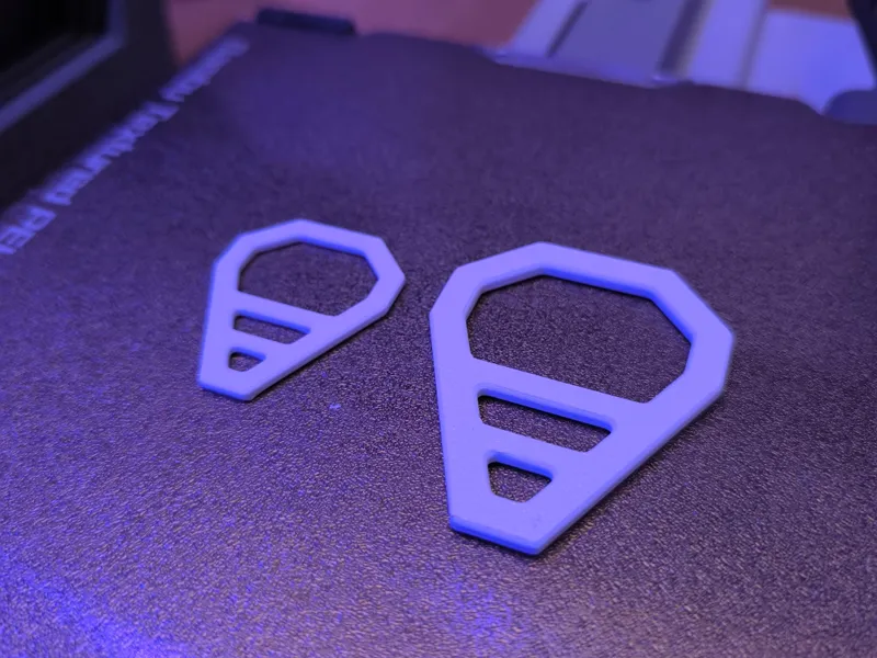 Keychains Hexagonal (2 sizes)