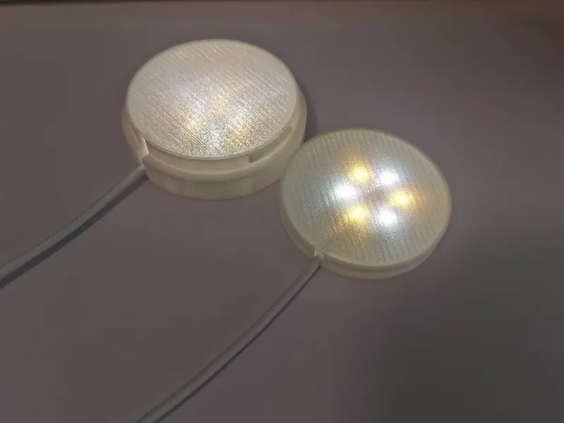 拓竹001灯的灯壳和灯底座（简单牢固易安装，免胶水，有sldprt文件）