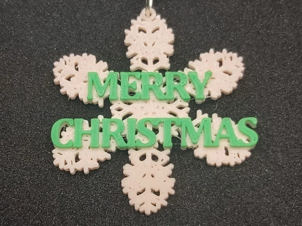Christmas Snowflake Earrings 30 minute Print view 3