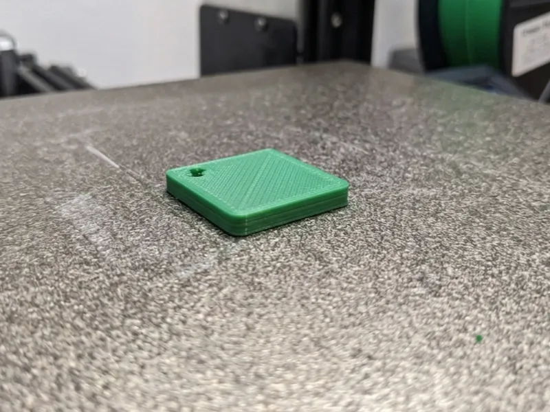 Filament Swatches With Hole For Keychain