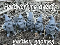Nains de jardin travailleurs — photo 1