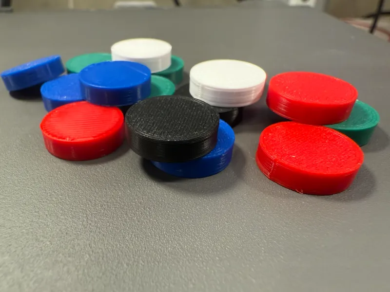15mm Wooden Disc Replacement for Board & PNP Games