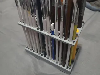 Compact Hex Paint Brush Rack / Organizer|畫筆架 / 画笔架
