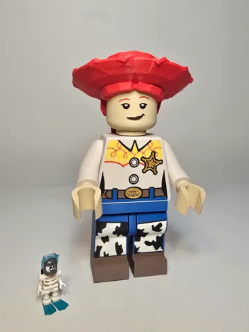 Clip o pieza de sujeción: Brick Jessie Toy Story 500% — vista de referencia 2