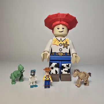 Clip o pieza de sujeción: Brick Jessie Toy Story 500% — vista de referencia 4