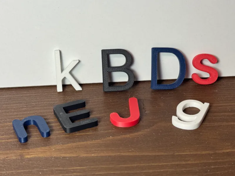 Simple Alphabet Letters