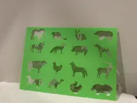 Pochoir animaux montessori pour enfants — photo 2