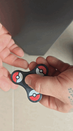 Pokémon inspired fidget spinner