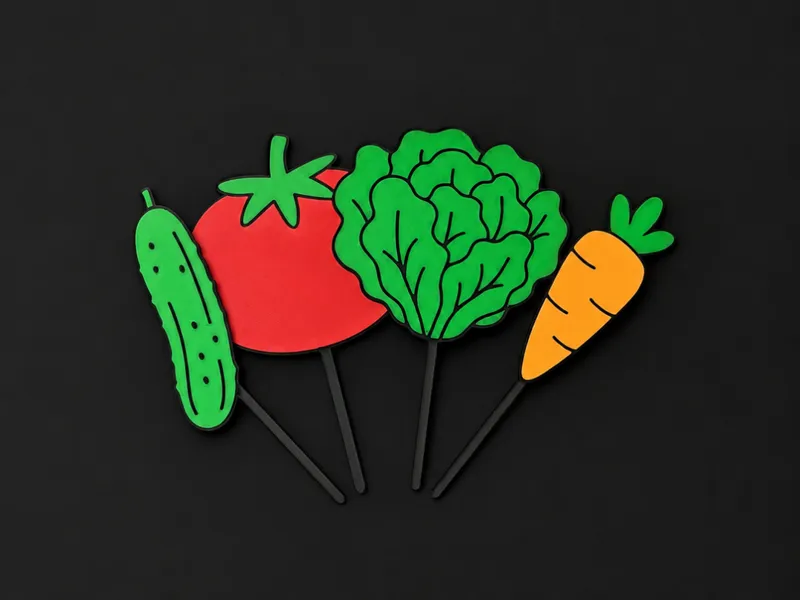 Verschiedene Garten Stecklinge / Garten Schilder 