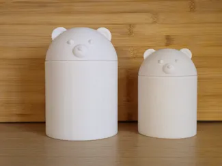 Teddy Bear Trash Bin Desktop 