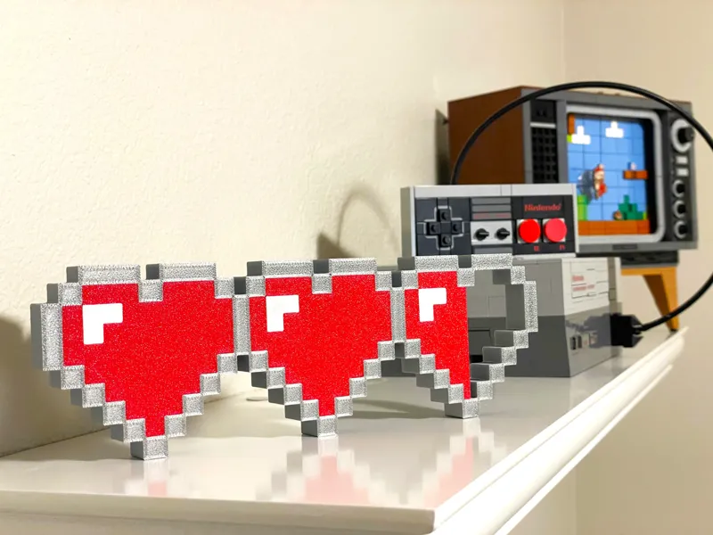 8bit Health Hearts, AMS Required
