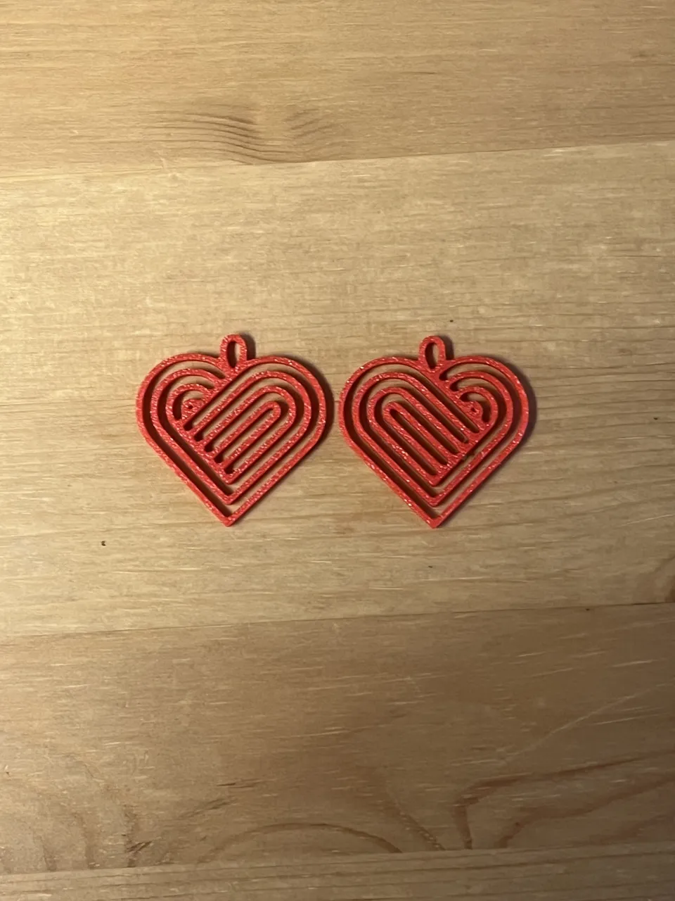 heart earrings view 2