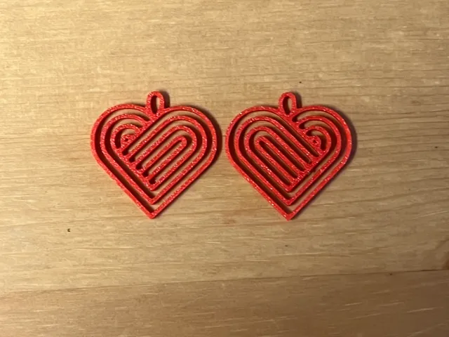 heart earrings