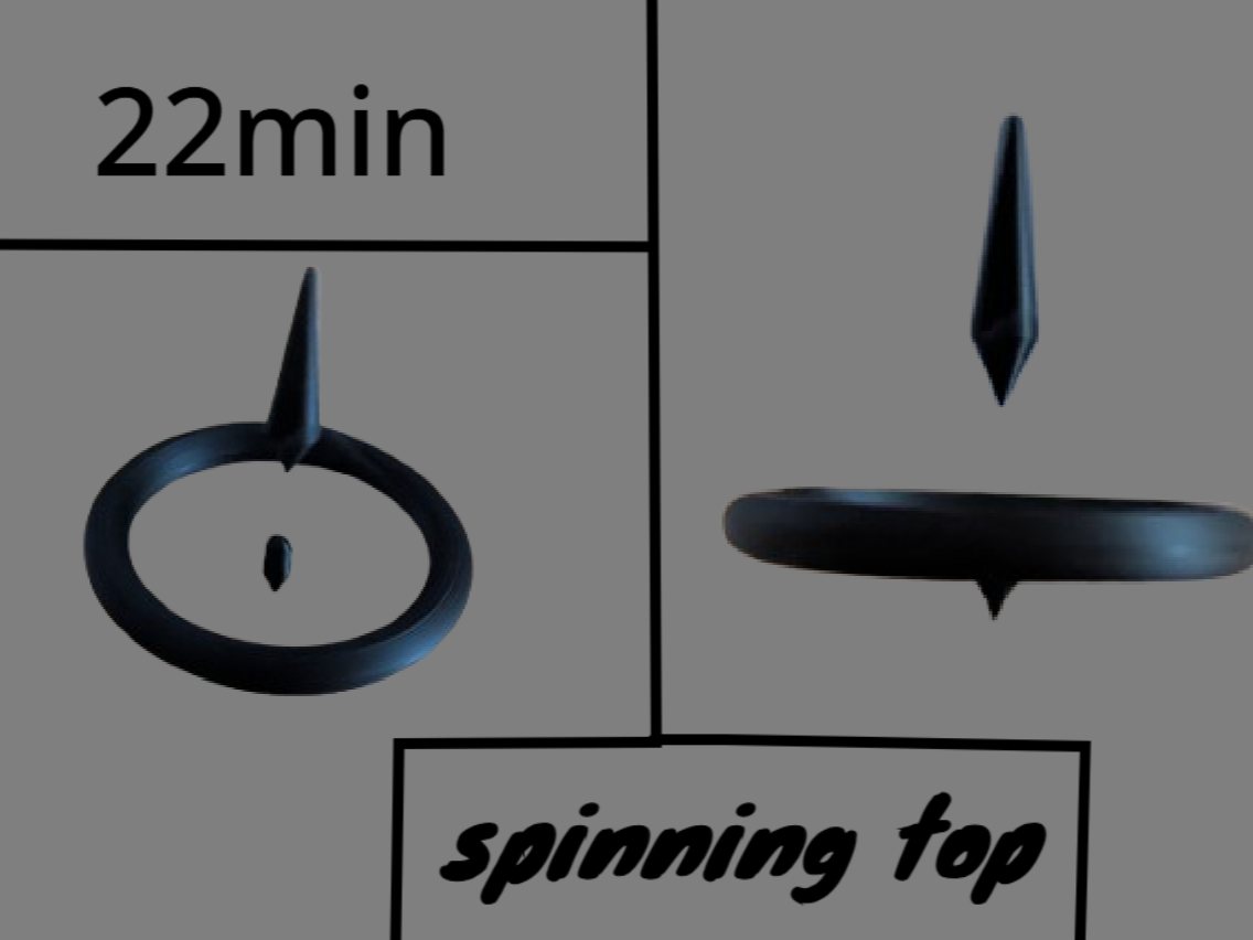 floating spinning top