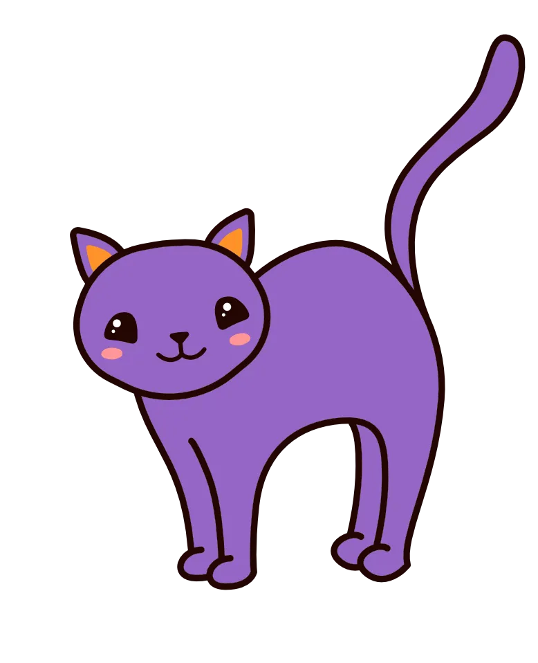 Happy Halloween Cat Keychain Charm or Earring view 3