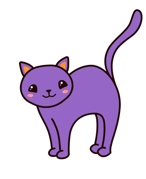 Happy Halloween Cat Keychain Charm or Earring view 3