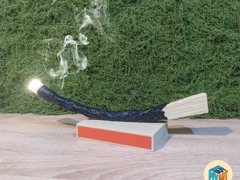 Funny Creative Decor - The Burning Mach Lamp