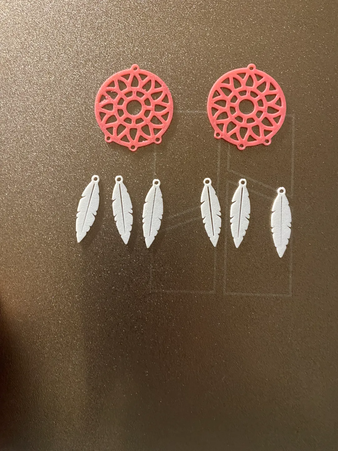 dream catcher earrings view 3