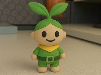 Sprout Elf - Cute 3D Desk Buddy