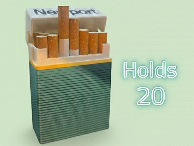Flip Top Cigarette Box (Newport)