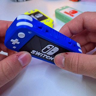 Switch gaming case with Switch Lite look