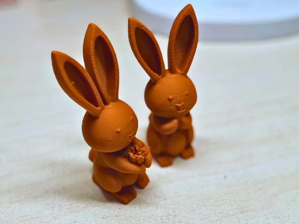 Easter Rabbit Clapping Cute Easter Bunny sitting and clapping by liudongying - MakerWorld