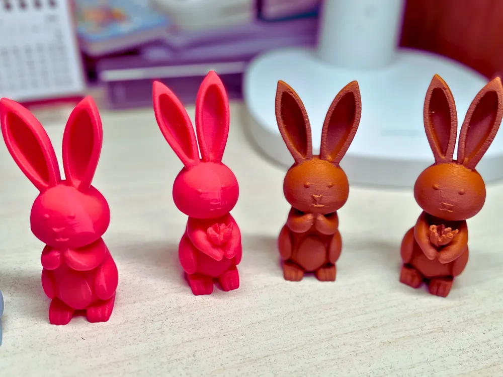 Easter Rabbit Clapping Cute Easter Bunny sitting and clapping by liudongying - MakerWorld