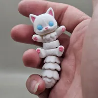 Taro Flexi Cat (White Version) | 3 Colors AMS | 0.16mm layer