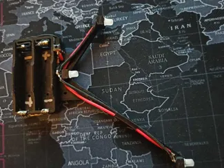 Battery powered IR Head Tracker