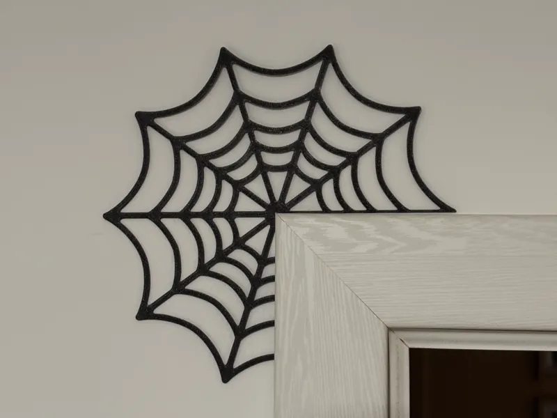 Spider web - door corner