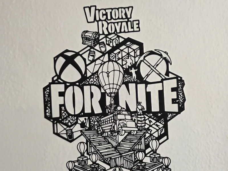 Fortnite Victory Royale Wall Art