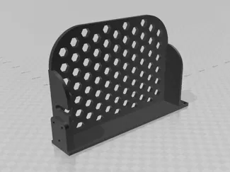 19-inch Modular Rack Mountable Shelf Closed Front