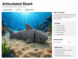 Articulated Shark