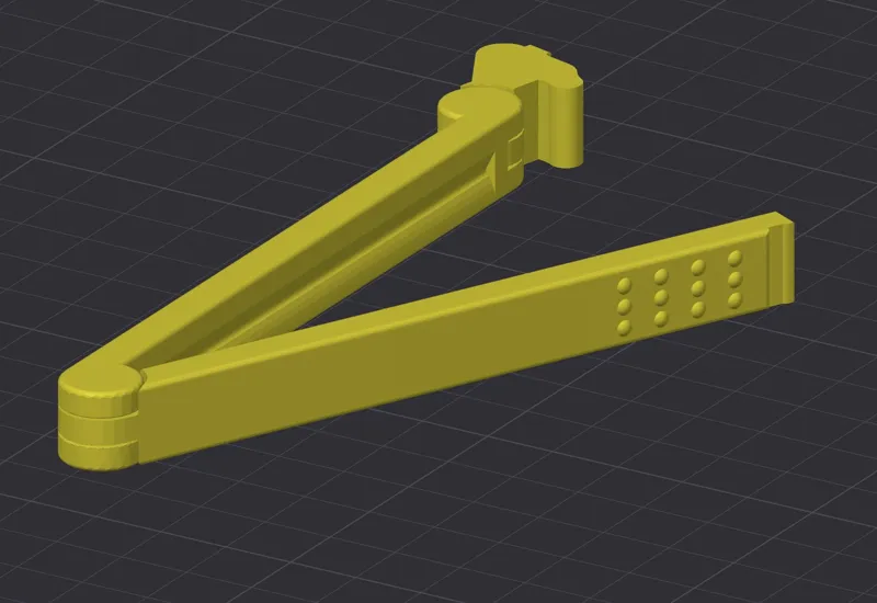 100mm Bag Clip Print in Place