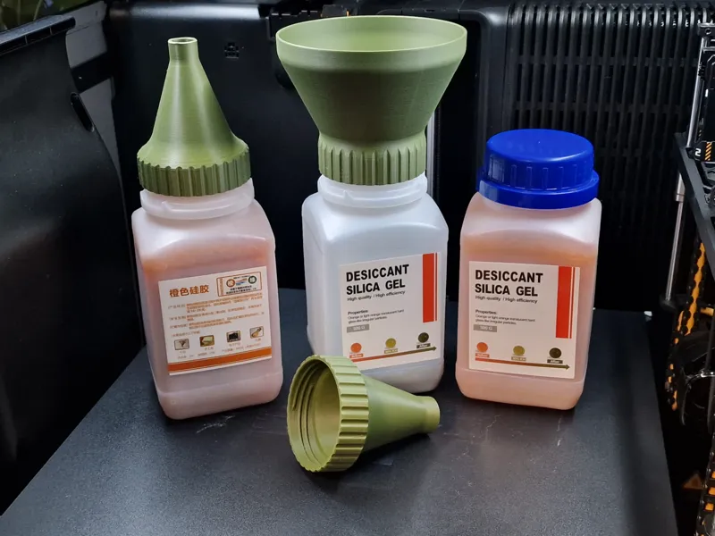 Trichter für Silica Gel Behälter