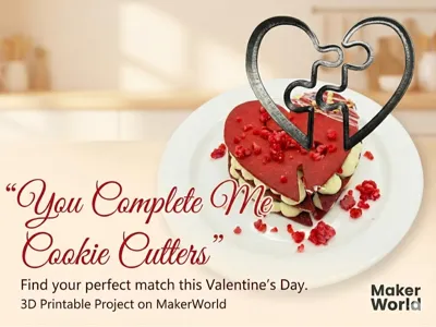 Puzzle Heart - The Valentine Cookie Cutter