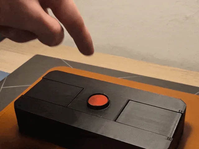 Big Red Button Prank Box